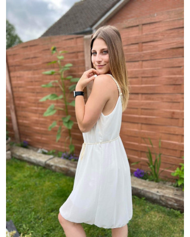 Robe bretelle uni