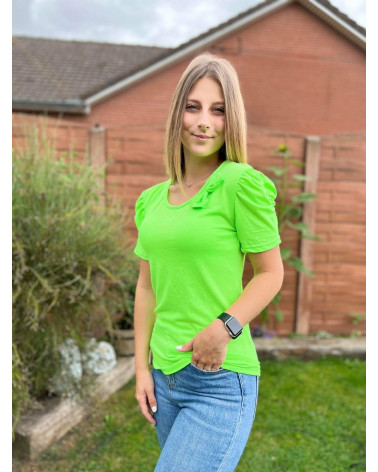 Tee-shirt nœud niveau poitrine