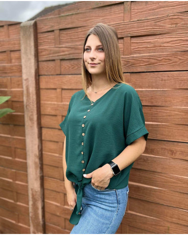 Top à nœud avec bouton