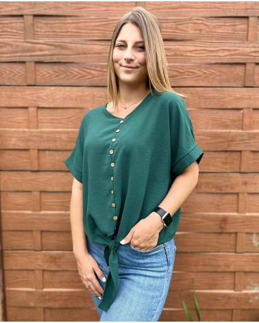 Top à nœud avec bouton