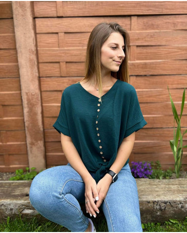 Top à nœud avec bouton