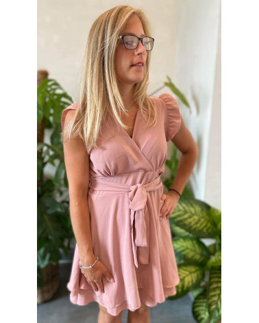 Robe courte cache coeur