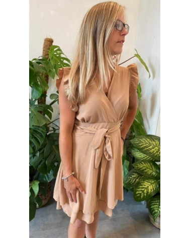 Robe courte cache coeur